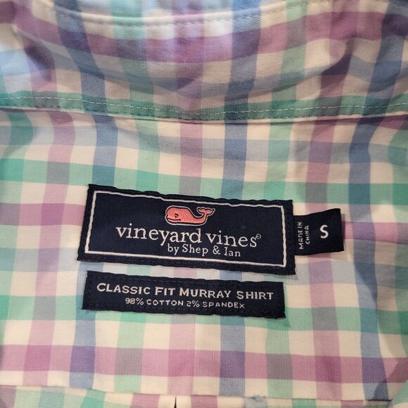 Vineyard Vines Classic Fit Murray Shirt Long Sleeved Button Up Shirt Size Small - Picture 7 of 9